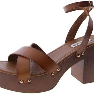 Steve Madden Women's Brown Platform Sandals